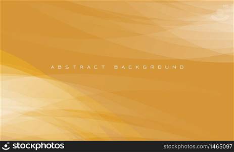 Abstract white curve overlap on yellow design modern futuristic background vector illustration.