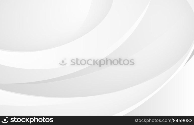 Abstract white curve shadow overlap design modern futuristic technology background vector illustration.