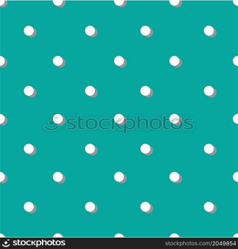 Abstract white dots on menthol background. Vector illustration