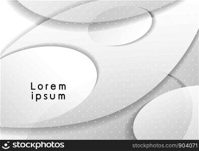 Abstract white geometric background vector illustration