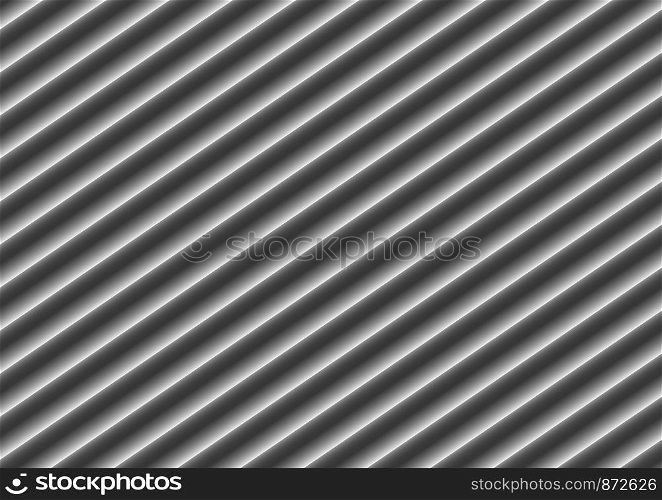 Abstract white geometric background with parallel diagonal lines