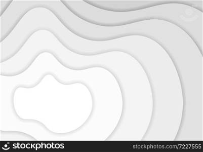 Abstract white paper cut free shape layer pattern design template background. Use for ad, poster, template design, print. illustration vector eps10