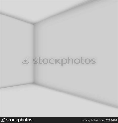Abstract white room vector illustration