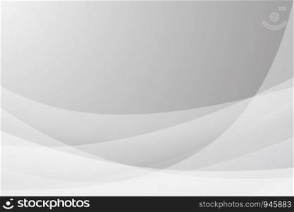 Abstract white shape curve background.Creative element motion scene place for your frame text.Graphic design decoration cover template.Pattern smooth motion wave wallpaper vector,illustration EPS10