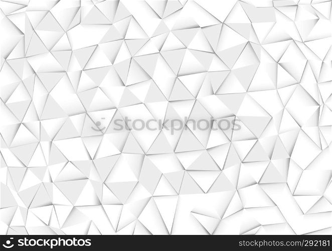 Abstract White Triangle Background