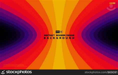 Abstract wide colorful stripe line design decoration artwork, element of art for printing, heading. Use for ad, poster, sales, template design. illustration vector eps10