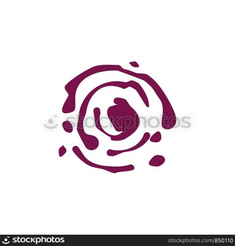 Abstract Wine Splash Logo Template Illustration Design. Vector EPS 10.
