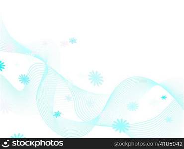 Abstract winter background that could be used for a seasonal scene