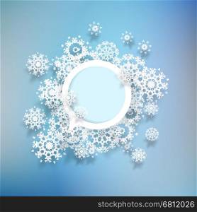 Abstract winter background with space for text. + EPS10 vector file
