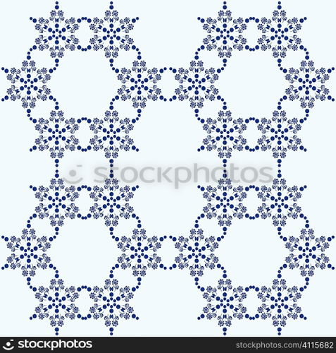 Abstract winter seamless pattern