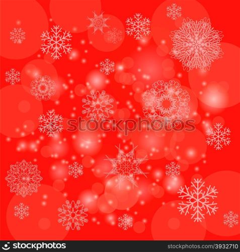 Abstract Winter Snow Background. Abstract Winter Pattern. Snowflakes Background. Abstract Winter Pattern. Snowflakes Background
