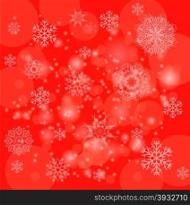 Abstract Winter Snow Background. Abstract Winter Pattern. Snowflakes Background. Abstract Winter Pattern. Snowflakes Background
