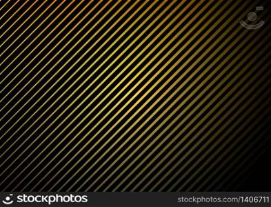 Abstract yellow and black lines diagonal background. You can use for ad, poster, template, business presentation. Vector illustration