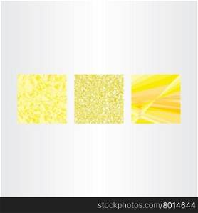 abstract yellow background collection vector set line
