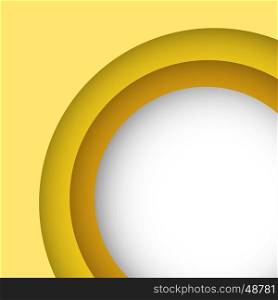 Abstract yellow background with copy space, stock vector