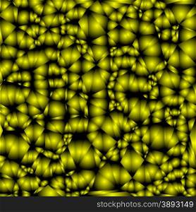 Abstract Yellow Bubble Background. Yellow Bubble Pattern.. Yellow Background