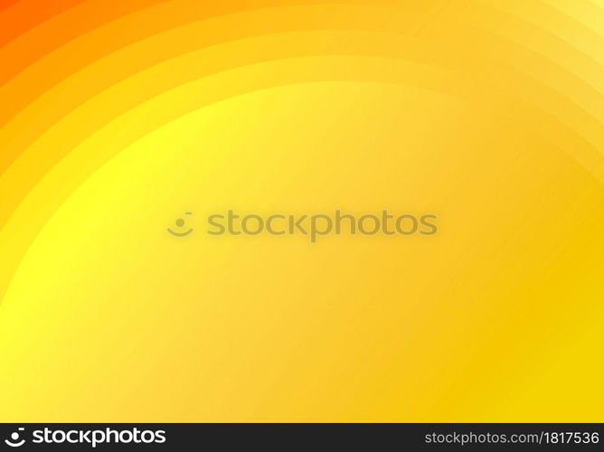 Abstract yellow circles layers lighting background and texture with space for your text. Youcan use for cover design, banner web template, advertisement, flyer, etc, Vector illustration