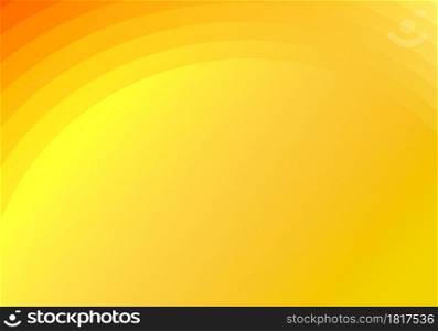 Abstract yellow circles layers lighting background and texture with space for your text. Youcan use for cover design, banner web template, advertisement, flyer, etc, Vector illustration