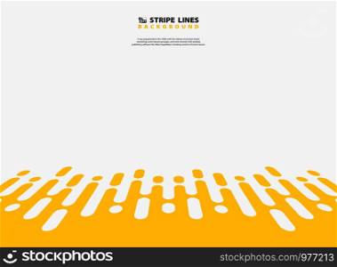 Abstract yellow color stripe patterns of technology background. You can use for ad, poster, artwork, tech design, artwork. illustration vector eps10