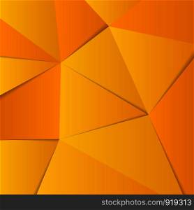 Abstract yellow , gold background , lowpoly