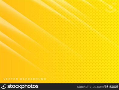 Abstract yellow gradient background wiht halftone. You can use for ad, poster, template, business presentation. Vector illustration