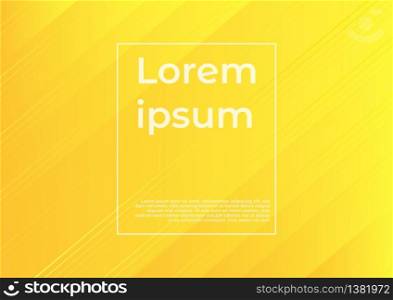 Abstract yellow gradient background wiht stripe lines diagonal. You can use for ad, poster, template, business presentation. Vector illustration