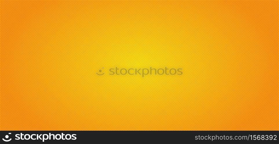 Abstract yellow gradient background with grid texture. You can use for banner web, brochure cover, flyer, poster, etc. Vector illustration