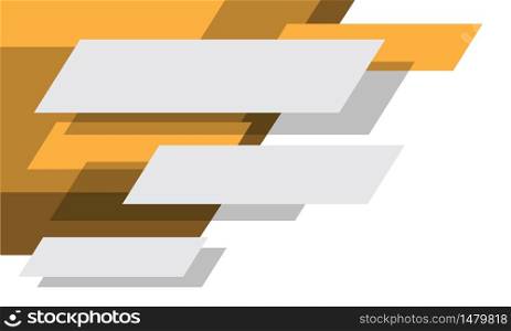 Abstract yellow grey white motion technology futuristic background vector illustration.