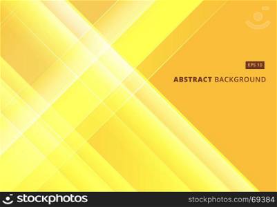 Abstract yellow image that depicts technology with overlapping diagonal lines. Vector illustration