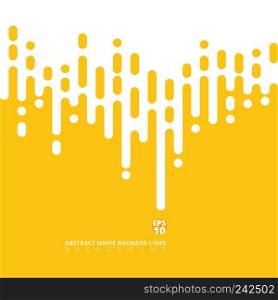 Abstract yellow mustard Rounded Lines Halftone Transition. Vector Background Illustration