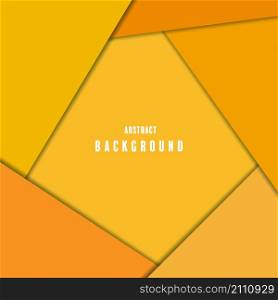 Abstract yellow overlap design modern futuristic background. Fit for presentation design. website, the basis for banners, wallpapers, brochures, posters. Vector EPS.10