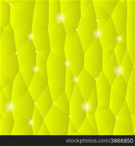 Abstract Yellow Polygonal Background for Your Design. Abstract Yellow Background