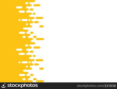 Abstract Yellow Rounded Lines Halftone Transition