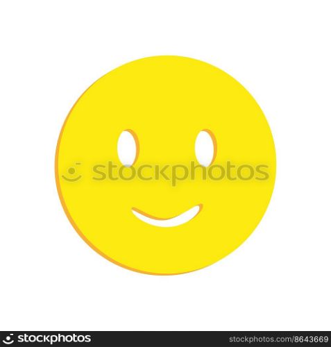 Abstract yellow smiley. Smile icon. Vector illustration. stock image. EPS 10.. Abstract yellow smiley. Smile icon. Vector illustration. stock image. 