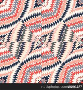 Abstract zig zag striped seamless pattern. Hand drawn sketch lines endless wallpaper. Decorative wave ethnic background. Doodle style. Design for fabric, textile print, wrapping, cover. Abstract zig zag striped seamless pattern. Hand drawn sketch lines endless wallpaper. Decorative wave ethnic background.
