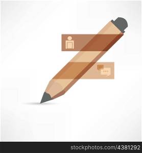 abstraction pencil icon