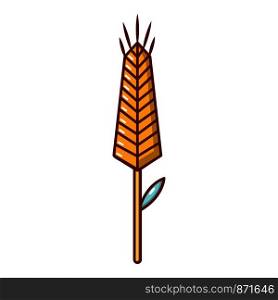 Abundant wheat icon. Cartoon illustration of abundant wheat vector icon for web.. Abundant wheat icon, cartoon style.