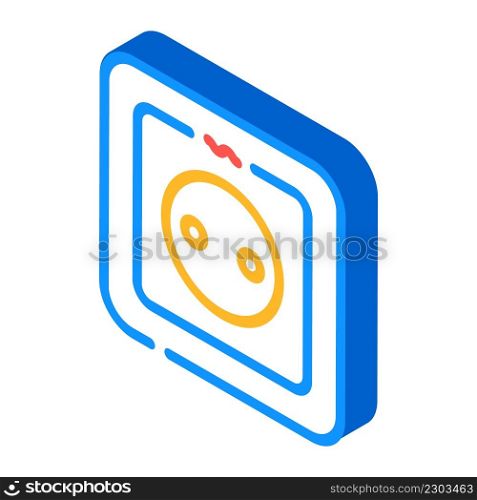 ac power isometric icon vector. ac power sign. isolated symbol illustration. ac power isometric icon vector illustration