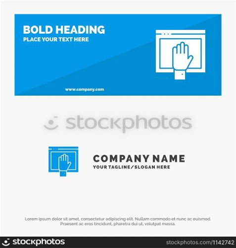 Access, Content, Free, Internet, Open SOlid Icon Website Banner and Business Logo Template