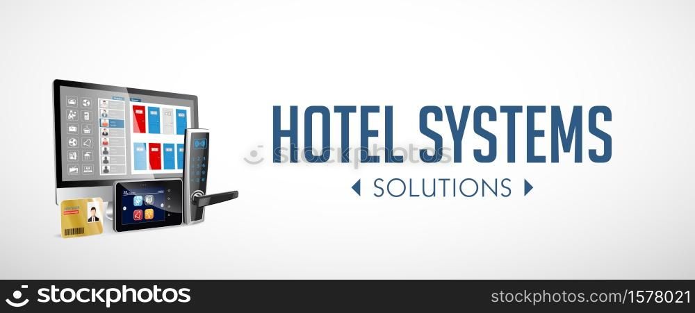 Access control and management system for hotels and hospitals - website banner