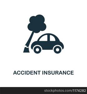 Accident Insurance creative icon. Simple element illustration. Accident Insurance concept symbol design from insurance collection. Can be used for mobile and web design, apps, software, print.. Accident Insurance icon. Line style icon design from insurance icon collection. UI. Illustration of accident insurance icon. Ready to use in web design, apps, software, print.