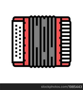 accordion classic musician instrument color icon vector. accordion classic musician instrument sign. isolated symbol illustration. accordion classic musician instrument color icon vector illustration