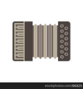 Accordion vector isolated music icon illustration classic musical instrument classical