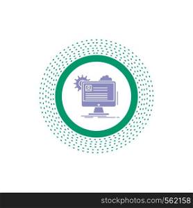 Account, profile, report, edit, Update Glyph Icon. Vector isolated illustration. Vector EPS10 Abstract Template background