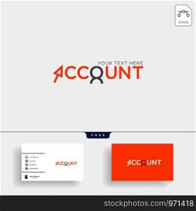 accounting, finance creative logo template vector isolated with business card design - vector. accounting, finance creative logo template vector isolated