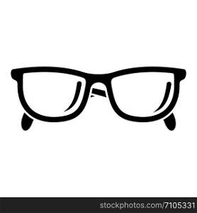 Accounting glasses icon. Simple illustration of accounting glasses vector icon for web design isolated on white background. Accounting glasses icon, simple style