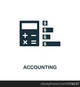 Accounting icon. Creative element design from fintech technology icons collection. Pixel perfect Accounting icon for web design, apps, software, print usage.. Accounting icon. Creative element design from fintech technology icons collection. Pixel perfect Accounting icon for web design, apps, software, print usage