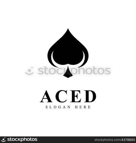 Ace logo icon design for Card Game Casino Business