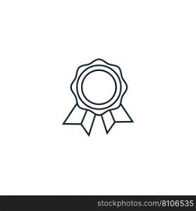Achievement creative icon line from success Vector Image