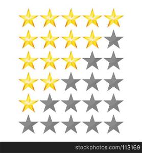 Achievement Vector Stars. For Game And Review Rating. Like Symbol, Succes Sign, Classify Concept, Realistic Element. Isolated On White Background.. Achievement Vector Stars. For Game And Review Rating. Like Symbol, Succes Sign, Classify Concept, Realistic Element. Isolated On White